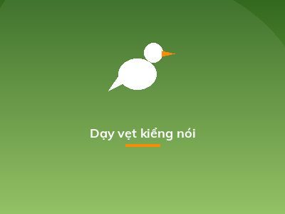 Dạy vẹt kiểng nói