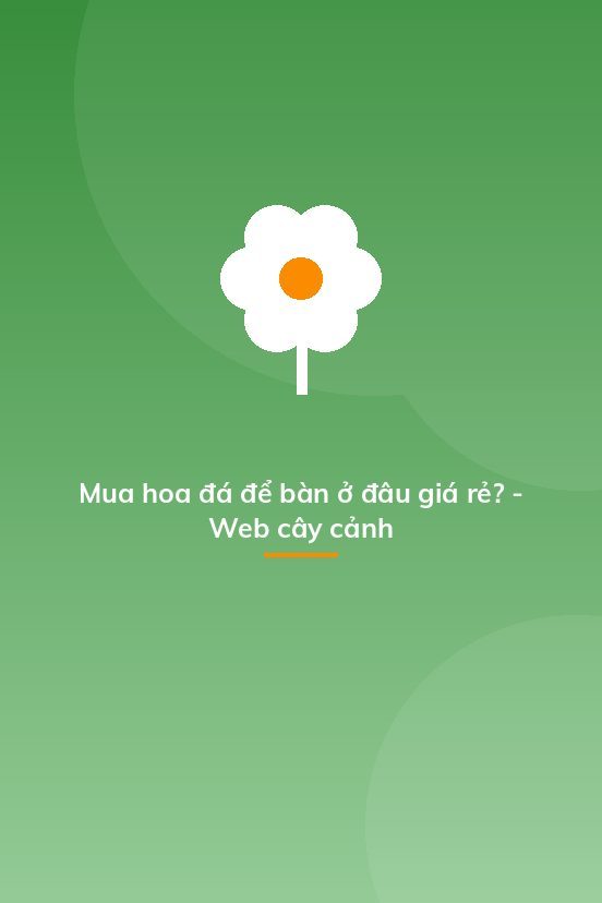 Mua hoa đá để bàn ở đâu giá rẻ? - Web cây cảnh