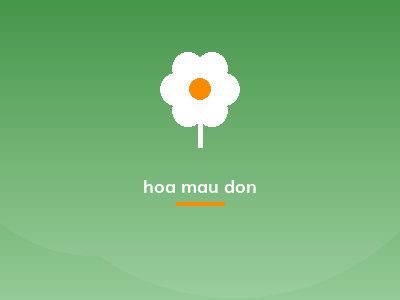 hoa mau don