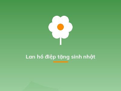 Lan hồ điệp tặng sinh nhật