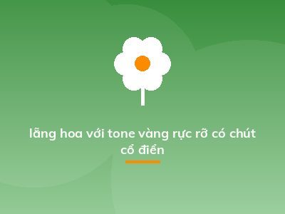 lẵng hoa với tone vàng rực rỡ có chút cổ điển