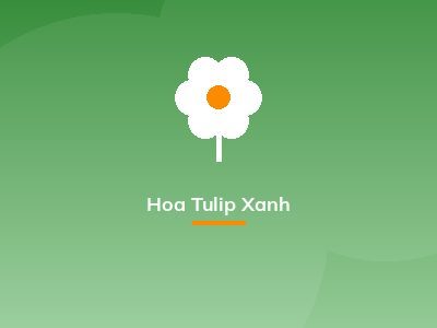 Hoa Tulip Xanh