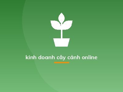 kinh doanh cây cảnh online