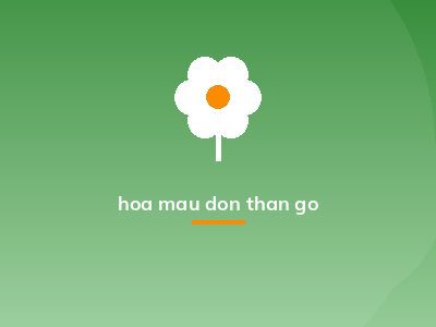 hoa mau don than go